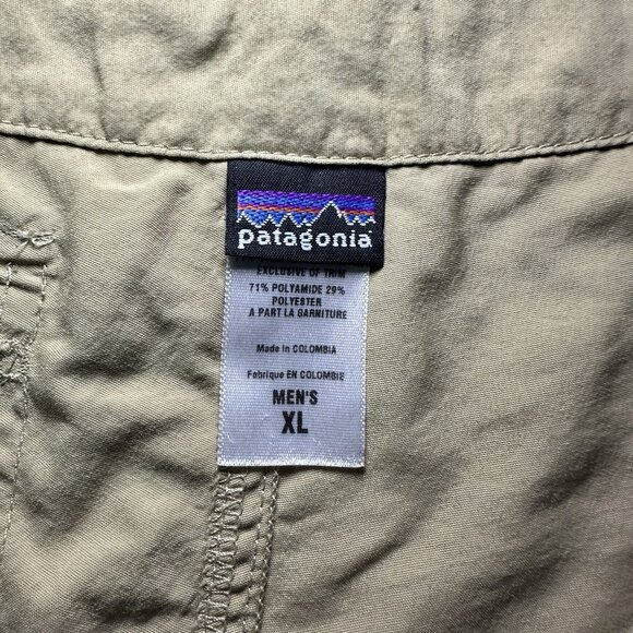 Patagonia Shorts Mens XL Hiking Zip Pocket Patch Pockets 5777586 Super Light - Picture 8 of 10
